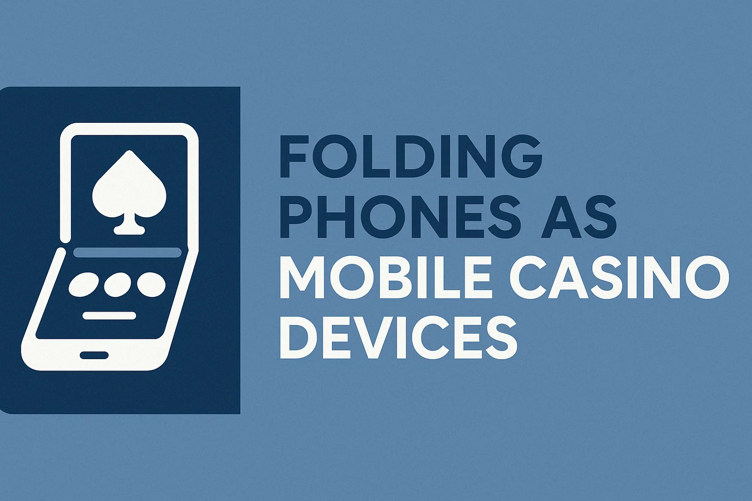 Folding Phones as Mobile Casino Devices