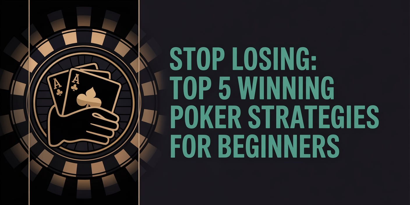 Stop Losing: Top 5 Winning Poker Strategies for Beginners
